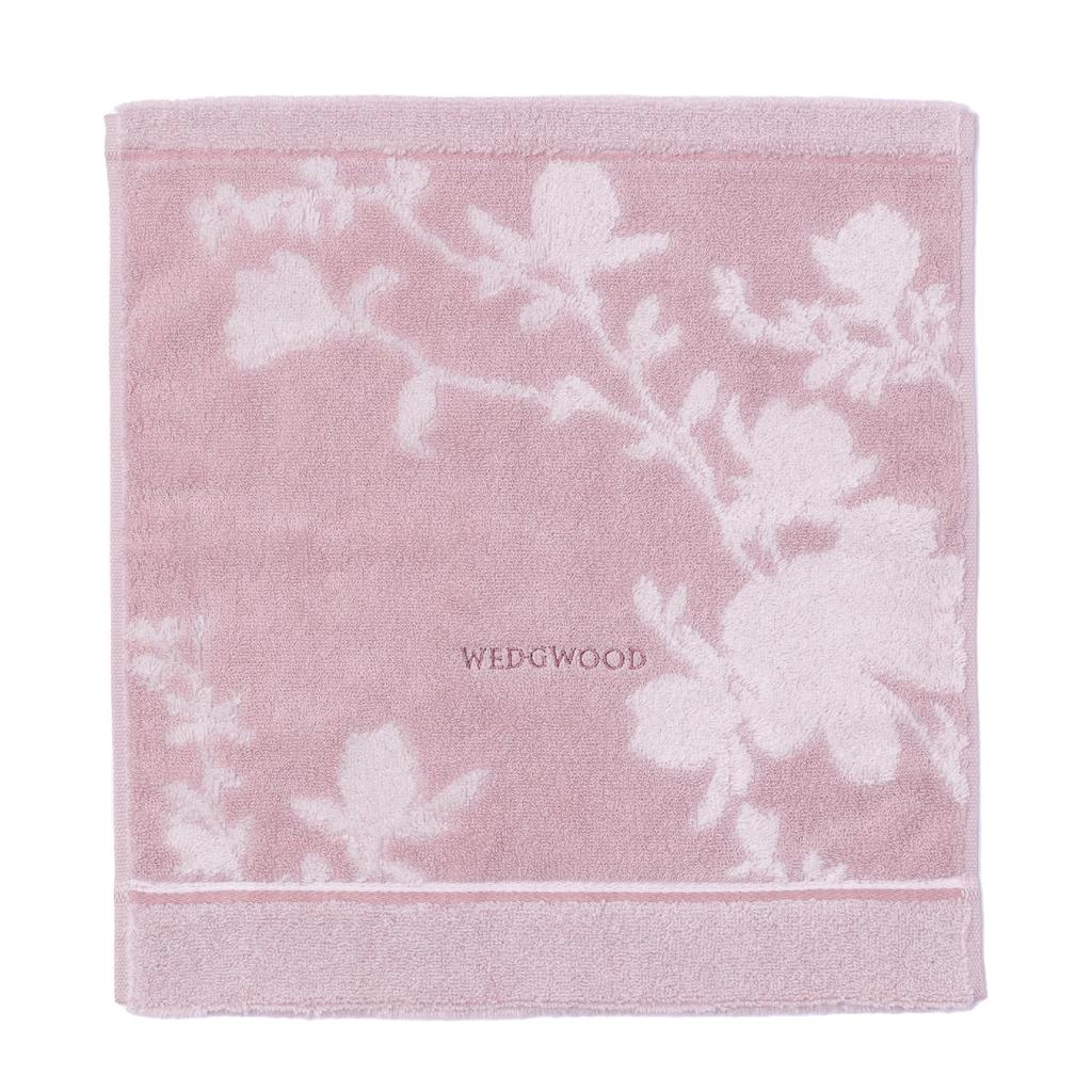 Nishikawa Imabari Towel Hand Towel, Wedgwood Magnolia, Washable, 100% Cotton, Soft, Untwisted Yarn, Smooth, Sheared, Jacquard Weave, Made in Japan,