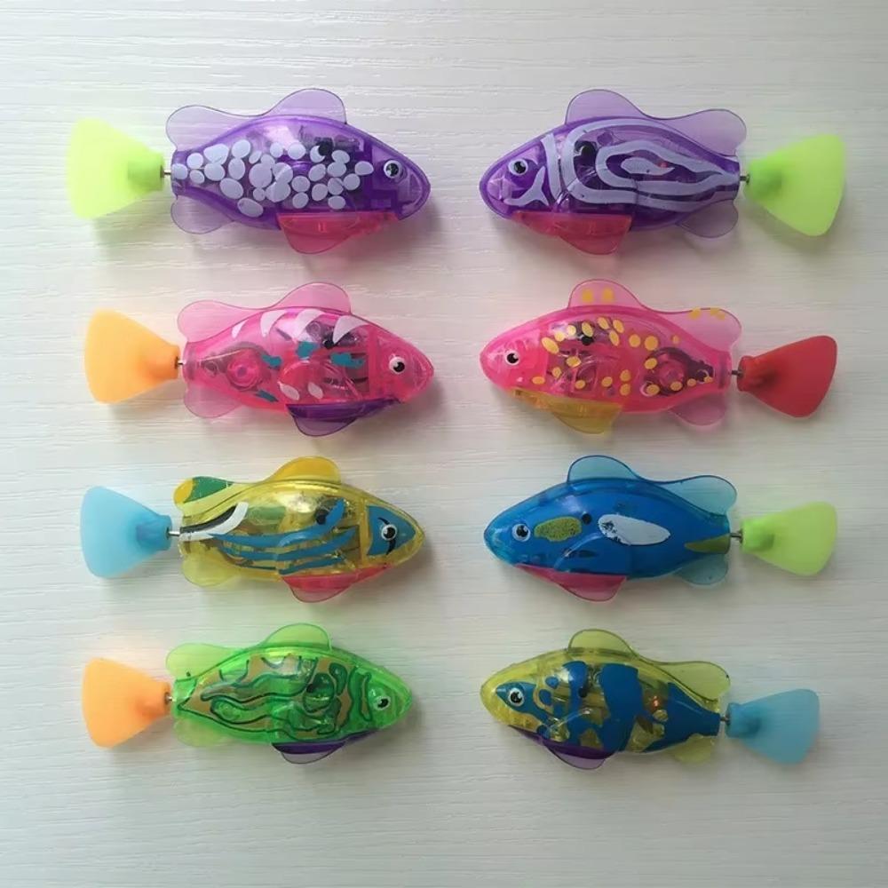 Katzenspielzeug LED Induktiv Interaktiv Schwimmender Roboter Fisch Spielzeug Leuchtende Elektrische Fische Stimulieren Kätzchen Jagdinstinkt Haustierprodukte