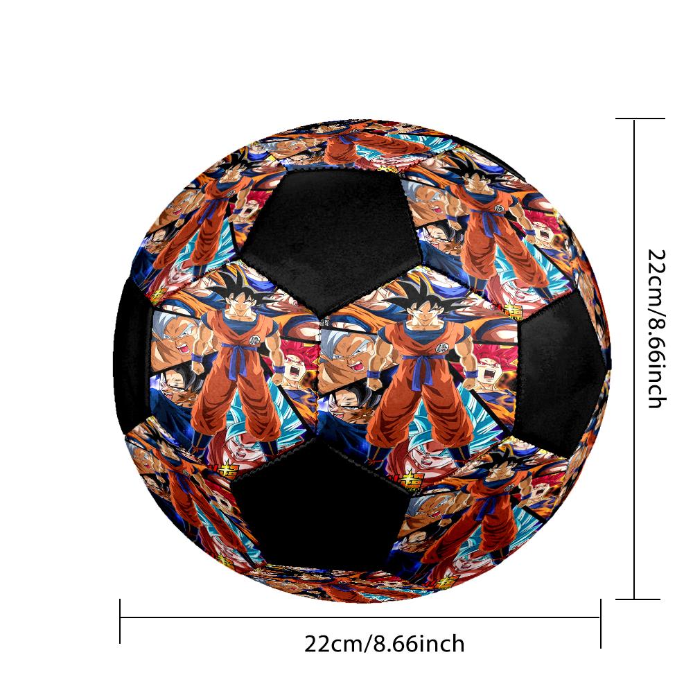 Dragon Ball Indoor Soccer Ball Colorful Machine Stitched PVC Size 5 Team Training Competition Ready Durable High-Bounce Cool Sports Gift