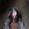 Long Hair Crawling Ghosts Scary Electric Voice Red Eye For Halloween Decor Props