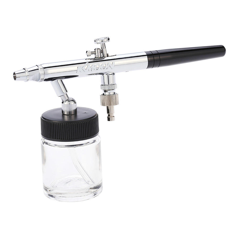 Dual Action Gravity Feed Spray Gun Airbrush Nail Art Paint Kit Tattoo Tool P5G4