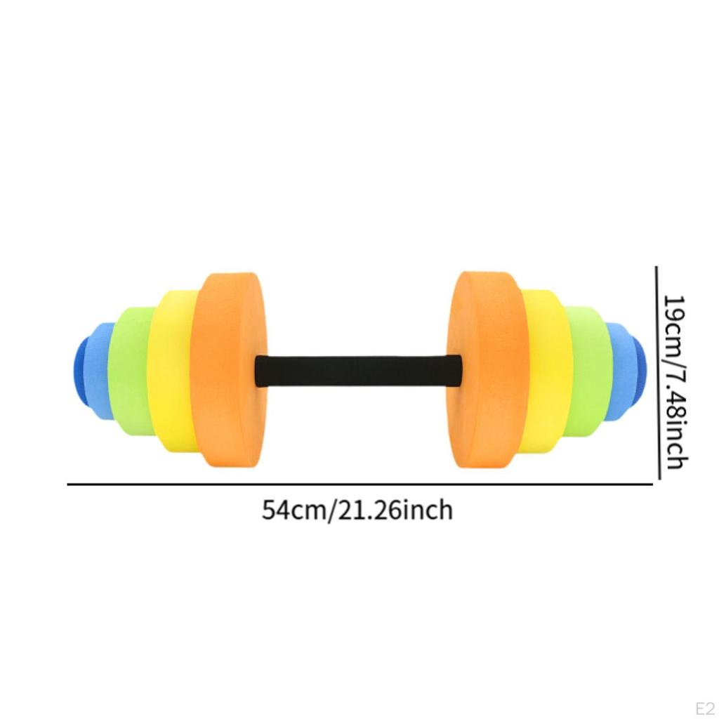 EVA-Schaum-Pool-Gewichte Hantel für Rücken, Arme und Schultern, Schwimmen, Männer und Frauen