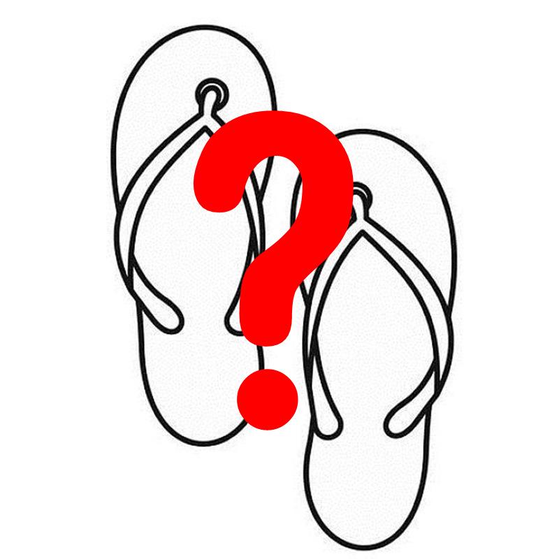 Flip-flops women's summer new couples non-slip beach beach pinch feet wear versatile shoes