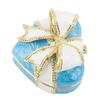 Heart Bow Knot Jewelry Trinket Box Vintage Enamel Jewelry Box Organizer Decorative Ornament Craft
