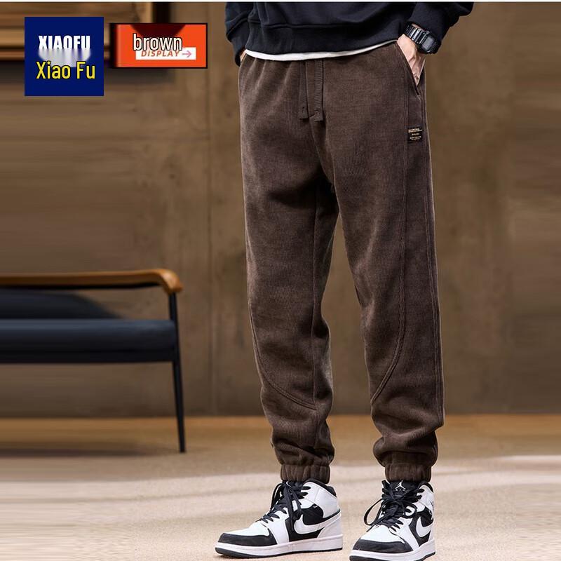 

Men s Corduroy Straight-Leg Sweatpants 4XL