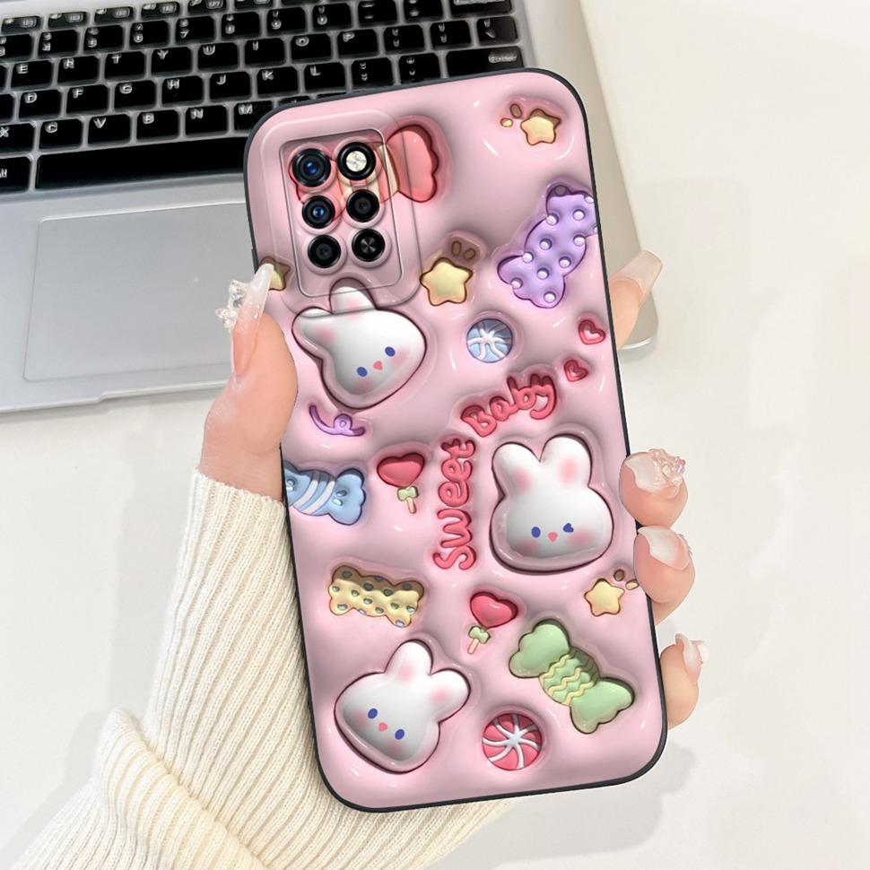 Case For Infinix Note 10 Pro Cover Pattern Animal Cartoon Silicone For Infinix Note 10 Note10 Pro X695 X695D Phone Cases Shell