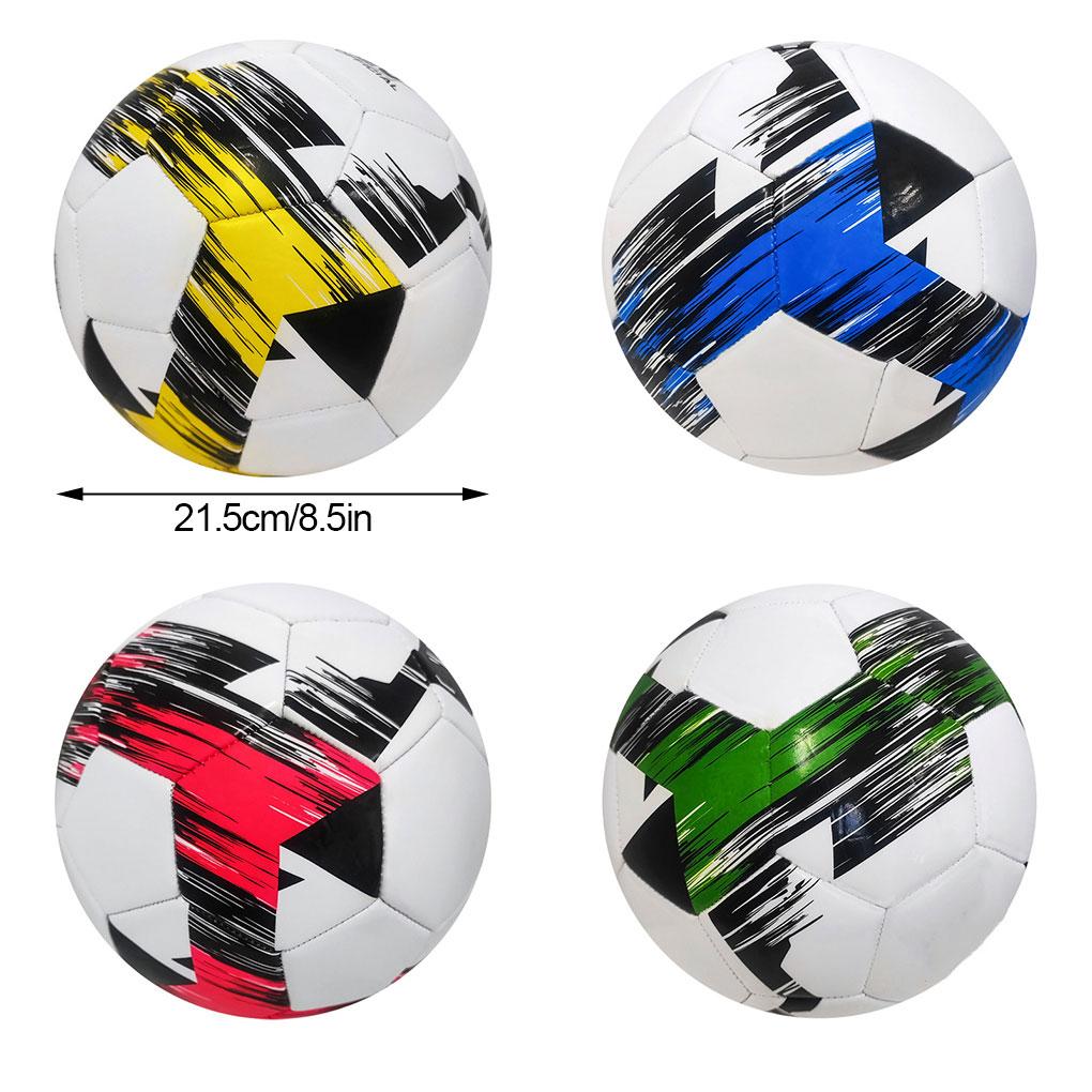 Official Size 5 Soccer Ball For Match And Training Football Soft PVC Cover For Smooth Handling