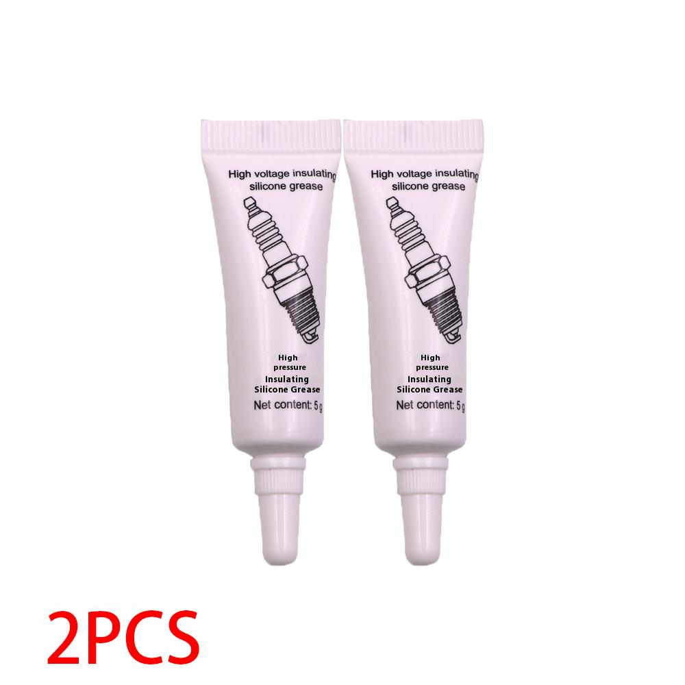 2/5/10/15/20pcs Automobile High Voltage Silicone Insulating Grease Temperature Resistance Anti Ignition Coil Corrosion Seize 2PCS
