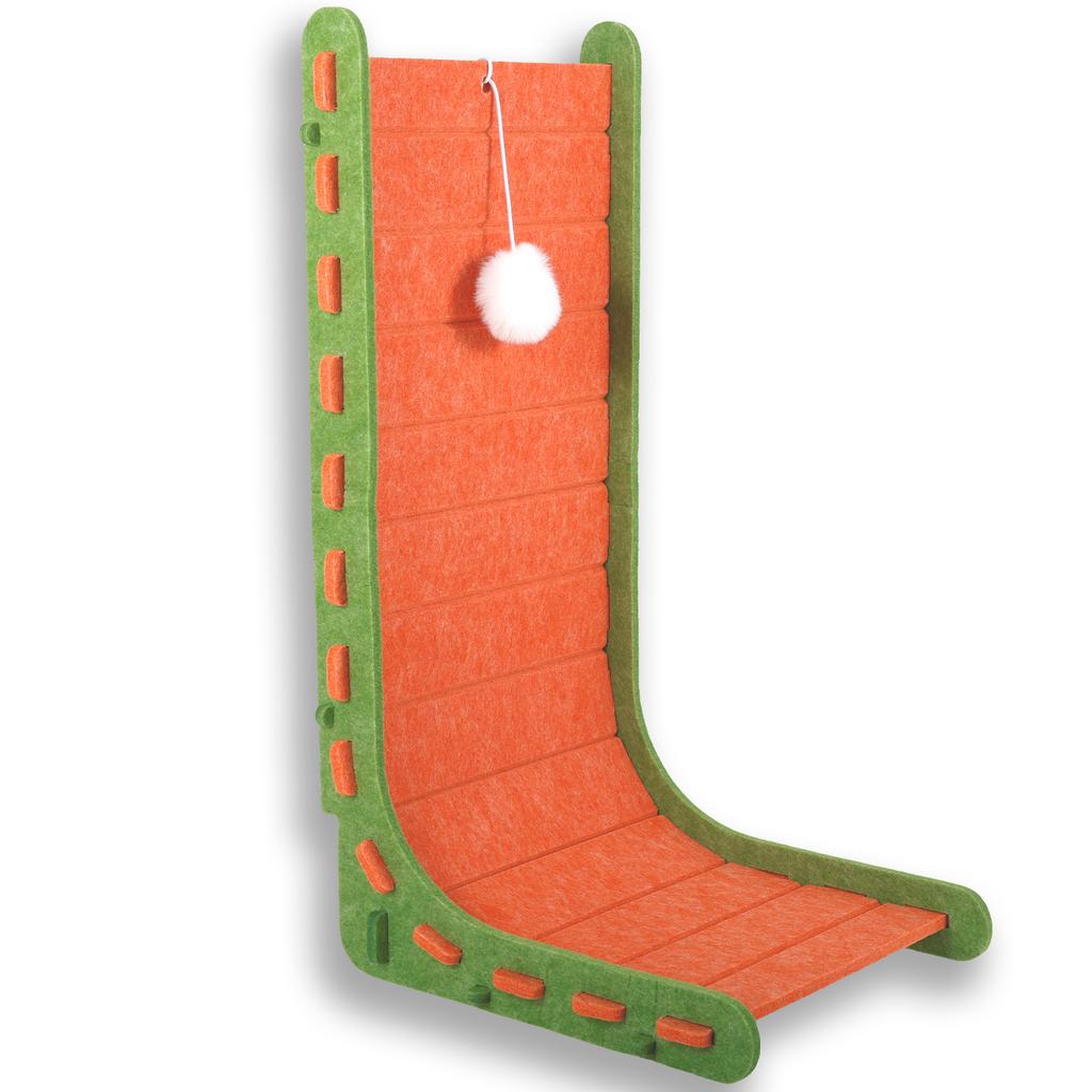 Felt Cloth Cat Scratcher Vertical Cat Pet Scratch Board Toy Kitten Felt Bed Non-shedding Climbing Mat Wear-Resistant