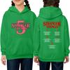 Kinder Langarm Lockerer Pullover Buchstabenaufdruck Kordelzug Kapuzen-Sweatshirt
