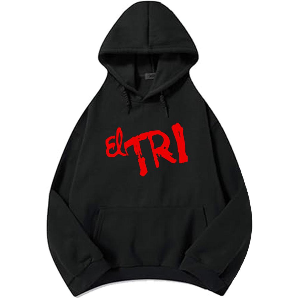 

Rock Band ELTRI Graphic Hoodies Fleece Long Sleeve Sweatshirt Hip Hop Unisex Streetwear Graphic Tops Casual Pocket Pullover XS чёрный