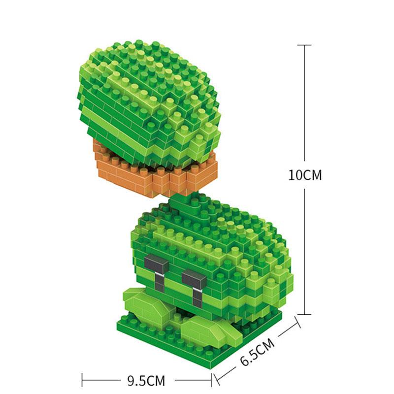 Vs Plants Zombies Parentchild Interactive Boxed Educational Building Toy Block
