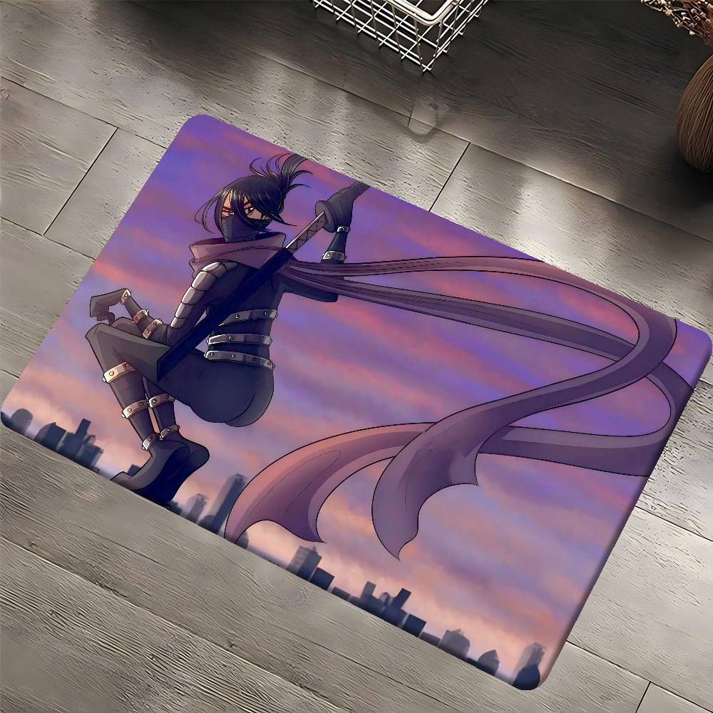 

One P-Punch Man Sonic Door Mat Kids Room Bedroom Decoration Balcony Anti-Slip Doormat Living Room Doormat Area Rug 40x60 cm