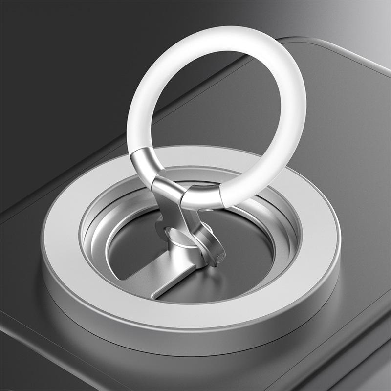 360° Magnetic Phone Holder Ring: Multi-functional Zinc Alloy Stand