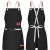 Waterproof Oil-Proof Canvas Apron for Coffee Shop and Kitchen Use
