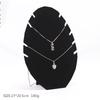 High-quality Black Red Velvet, White PU Leather Jewelry Display Stand Necklace Pendant Jewelry Storage and Display Props