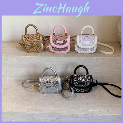 Sequin Girl Shoulder Bag With Pu Material For Daily Use And Trendy Spring Style