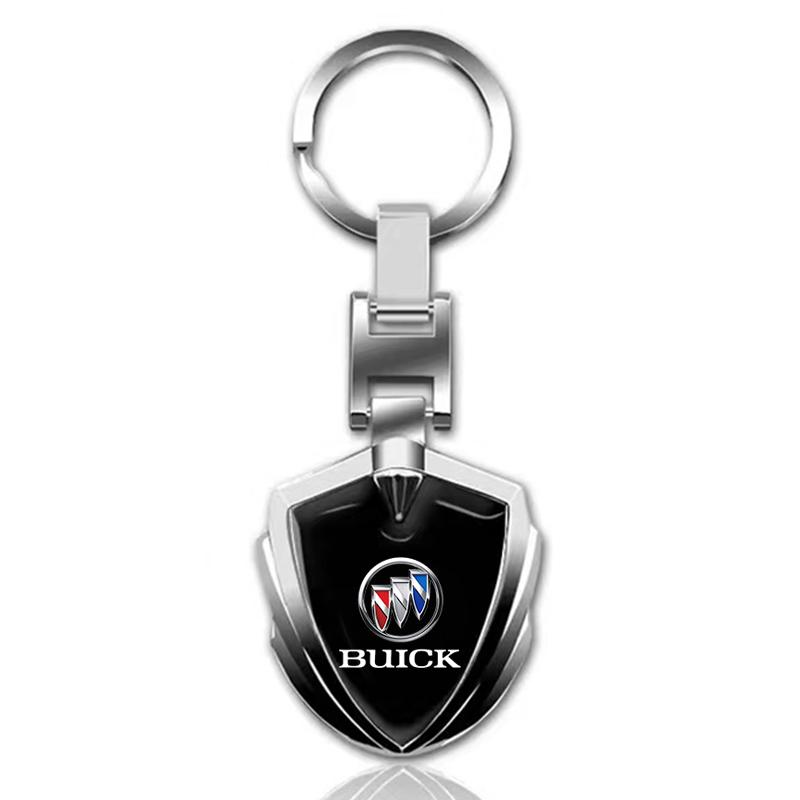 

3D Metal Car Keychain Key Chain Ring Key Holder Styling Car Accessories For Buick Envision GS GL6 GL8 Avenir Riviera Lesabre Velite Verano чёрный