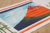 Tenugui Featuring Prints by Katsushika Hokusai Fuji and Fine Clear A Perfect Japanese Traditional and Can Also Be Used As a Wall Hanging or Shin-ei