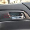 New 4 X Carbon Fiber Look Inner Door Handle Bowl Frame Cover For Honda Accord 13-17