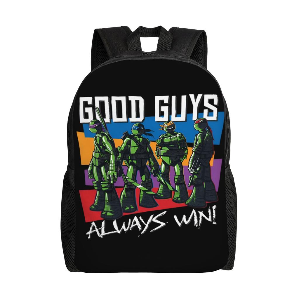 Custom Ninjas Turtles Backpacks Men Women Casual Bookbag for School College Superhero Bags