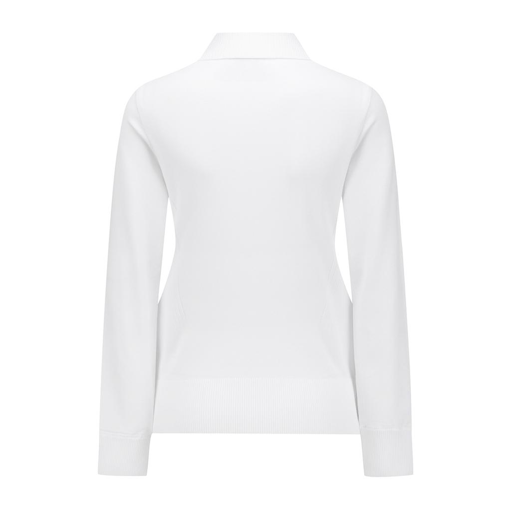 ANEW GOLF Women Sp Collar Point Sweater_Wh