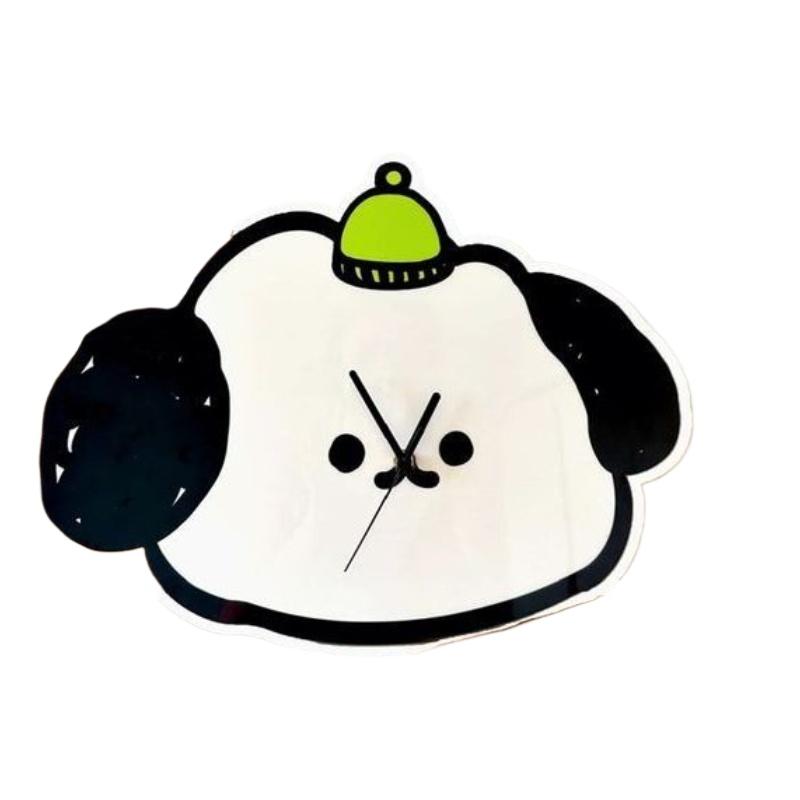 Cartoon Creative Decorative Wall-mounted Clock for Living Room, Bedroom and Studio, Silent Clock