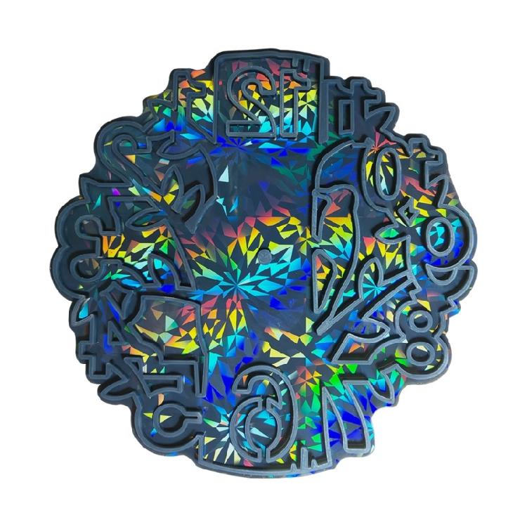 Hollow Tree Clocks Silicone Mold Clock Holographic Resin Mold for DIY Wall Decor