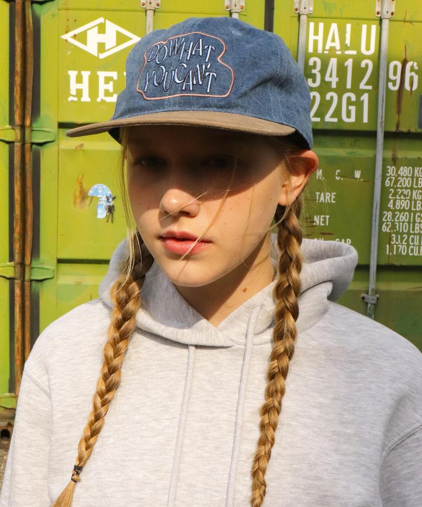 Seullipiseullib Flat Do What You Cant Navy/Brown Cap