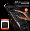 Sliding Camera Lens Cover for Google Pixel 7 Pro Case With Built-in Ring Stand Phone Case