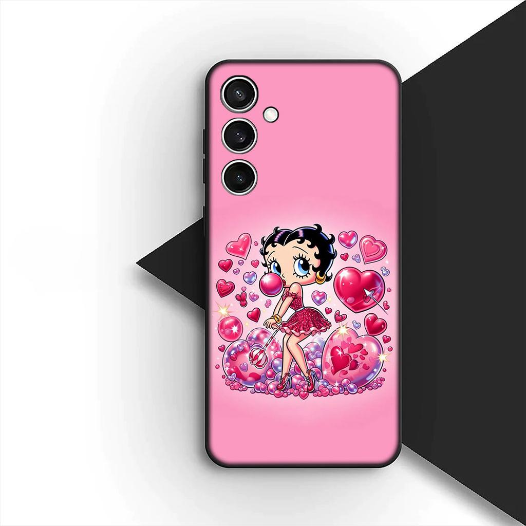 Casing for Apple iPhone 16 14 15 Plus 11 Pro Max 16E ProMax + 16Plus 15+ 14+ Phone Cover Soft Case Anime B-Bettys Lovely B-Boops