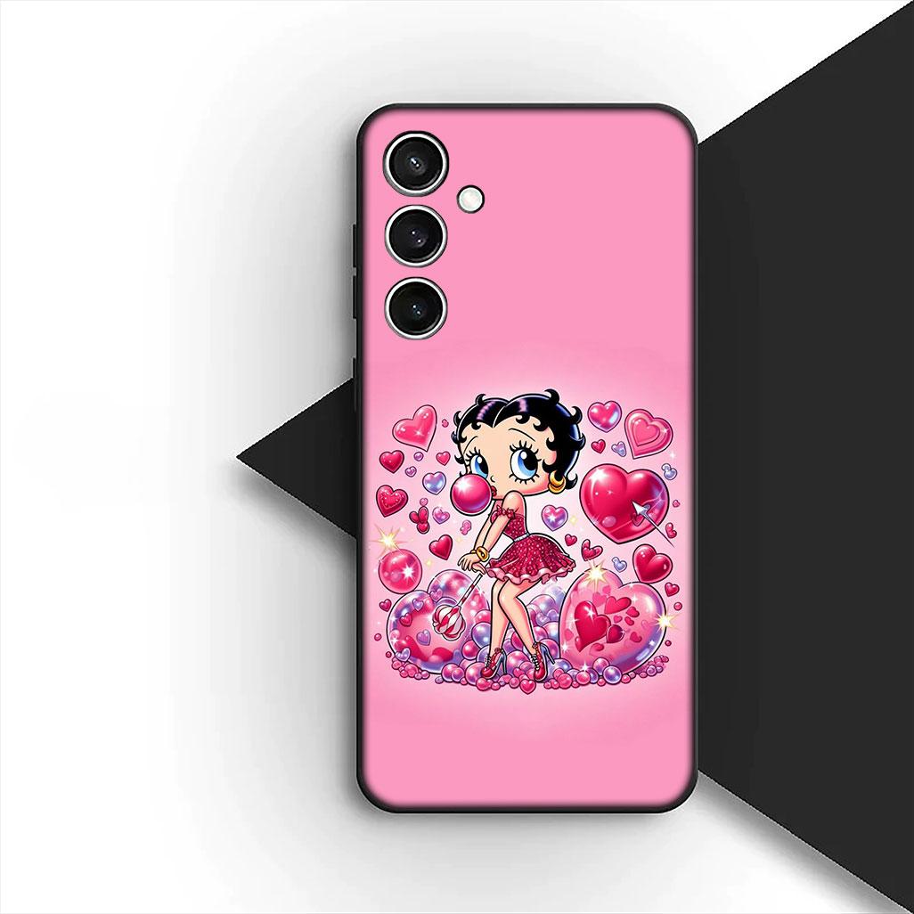 

for Motorola Moto G86 G57 E14 E15 G14 G34 G67 G84 G24 A54 G15 Power E22 Phone Cover Soft Case Anime B-Bettys Lovely B-Boops Motorola Moto E22
