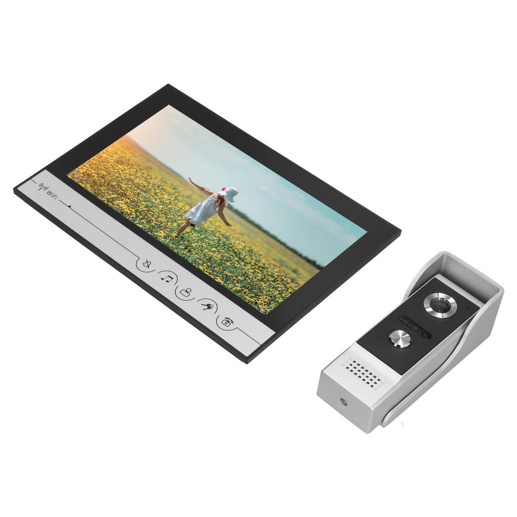 100?240V Video Doorbell Set High Definition Intelligent WIFI Intercom Door Bell System for