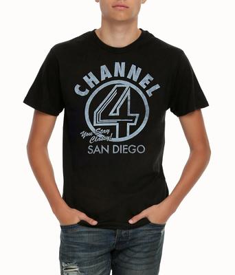 Anchorman Channel 4 News Team 100% Cotton T-shirt Mens Tees Top