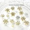 Create Beautiful Nail Designs with 10pcs Shimmering Snowflake Nail Charms Nail Decorations