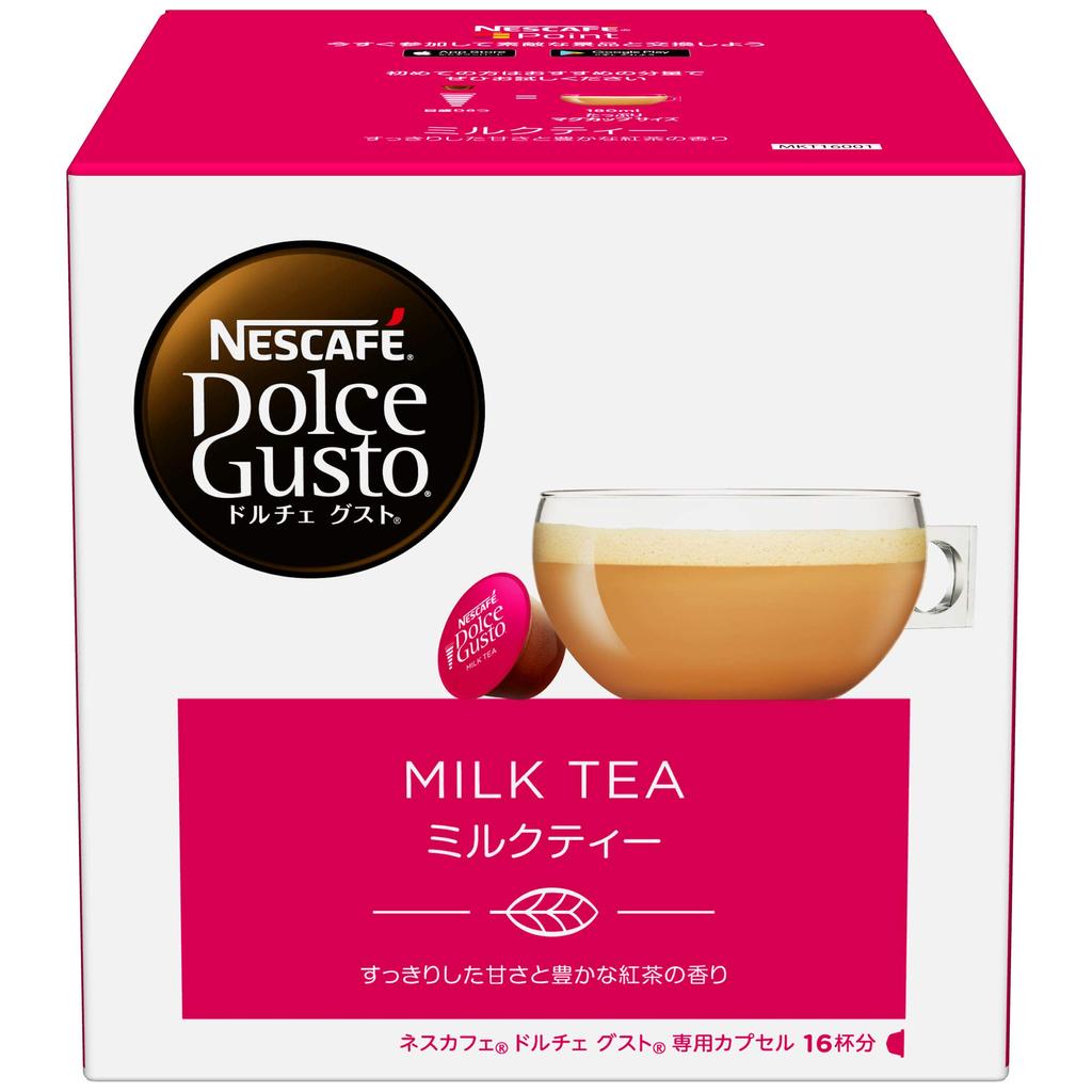 Nescafe Dolce Gusto Special Capsule Milk Tea Pod 16P, Box,