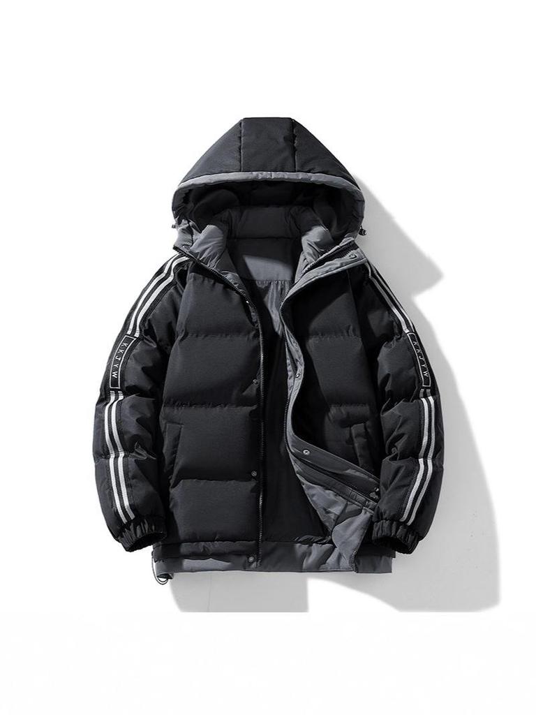 Men's Thick Hooded Casual Winter Cotton Jacket