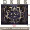 One Large Gatsby-themed Polyester Backdrop Multi-functional Room Decoration with Seasonal Backgrounds