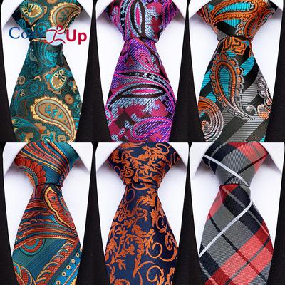 3,15"(8 cm) Moda Çizgili PaisleyTies Erkekler Düğün için Ekose Çiçek Kravat