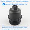Filter Housing Cap, Replacement 68191350AA, Fits Chrysler Dodge Jeep Ram 200, 300, Pacifica,