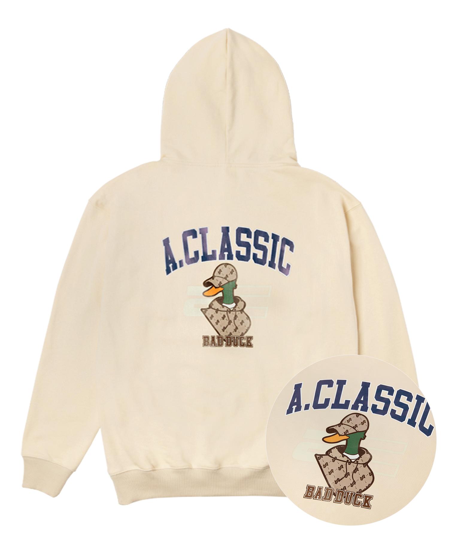 Aki Classic Bad Duck Hoodie Beige Beige/L