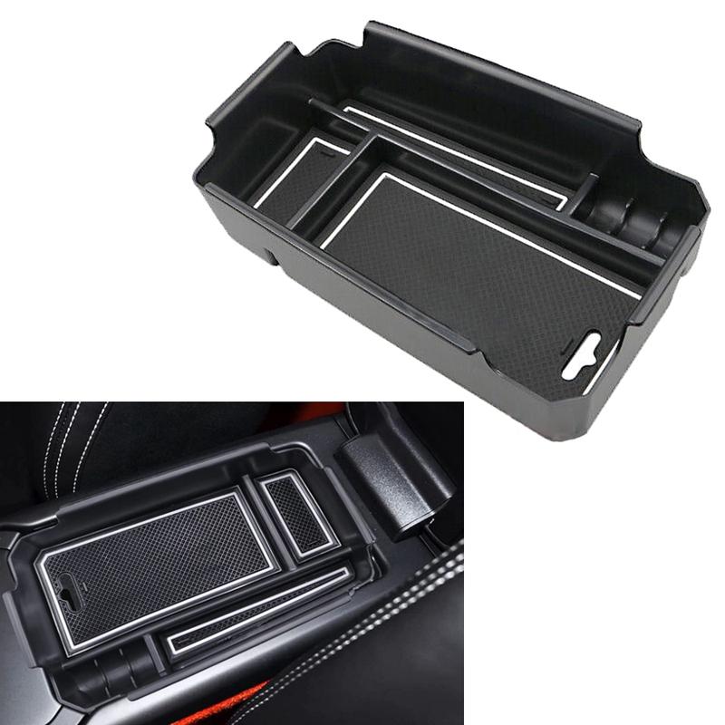 For Volvo XC40 Car Central Armrest Storage Box Organizer Center Console Flocking/ABS Organizer Containers Holder