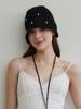 Meleuhen Pearl Beanie Bonnet Hat_2Color