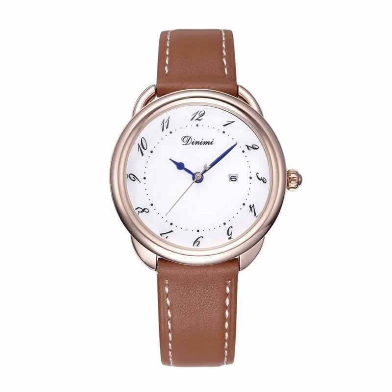 Calendar Digital Simplu Carcasă Ceas de Dama cu Disc la Modă Navetă Zilnic Ceas Quartz