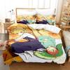 3D Kawaii Girl Miss Kobayashi's Dragon Maid Bedding Set Anime Three-piece Set Adult Kid Bedroom Duvet Cover Sets Home Textiles