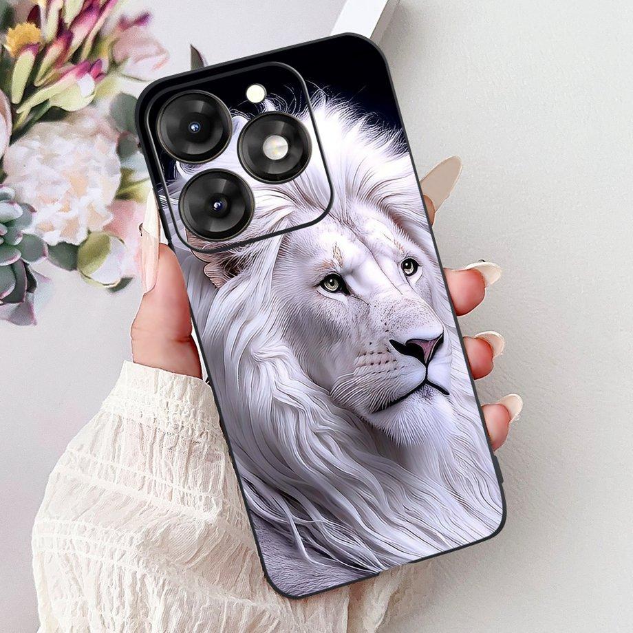 Dragon Koi Fish Landscape Phone Case For Itel A70 A60 A60s Cover Soft TPU Cartoon Bumper On Itel A27 A25 A35 A48 Shockproof Etui