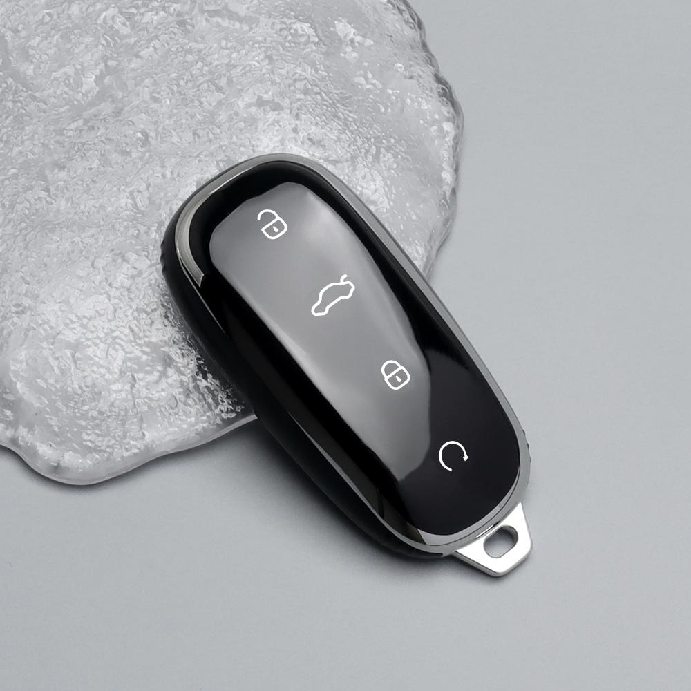 For Chery Omoda C7 7 Shs Phev   Tpu Car Key Case Cover Protector Shell Car Keychain Holder Fob Auto Interior Accessories