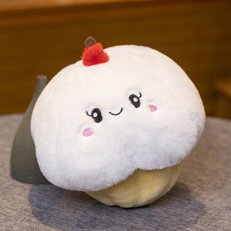 Simulated Cute Cake Series Doll Pillow Cherry Strawberry Cookies Birthday Cake Plush Toys Children's Gifts