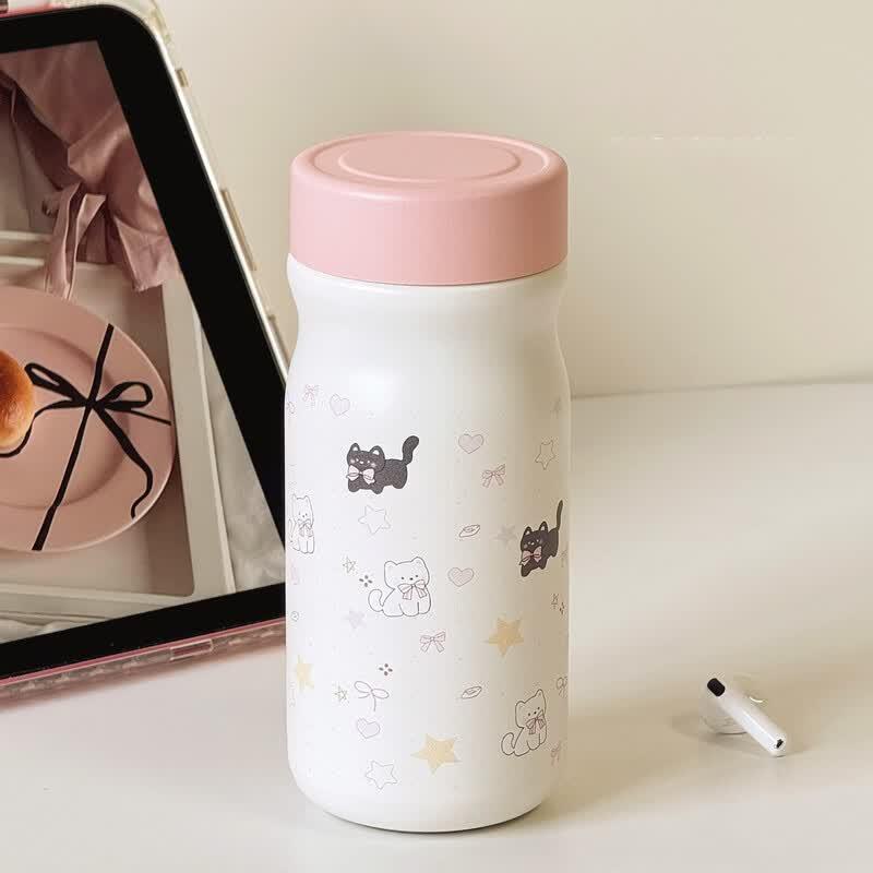 Shangqi Cute Portable Insulated Bottle with Tea Infuser - Set of 2