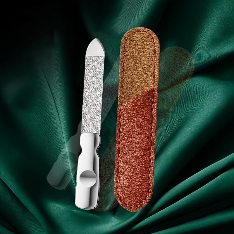 Double Sided Nail Files Stainless Steel Manicure Pedicure Grooming for Professional Finger Toe Nail Care Tools